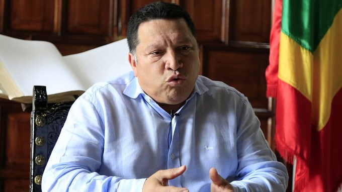 El alcalde de Cartagena, Manuel Vicente Duque