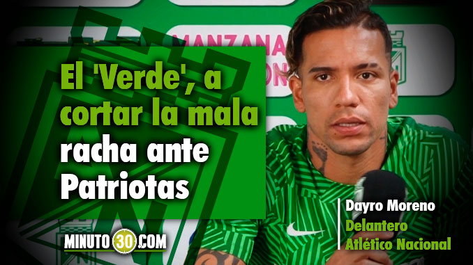 "Hay que tener más cabeza fría para la definición", reconoce Dayro 1 Dayro Moreno Nacional
