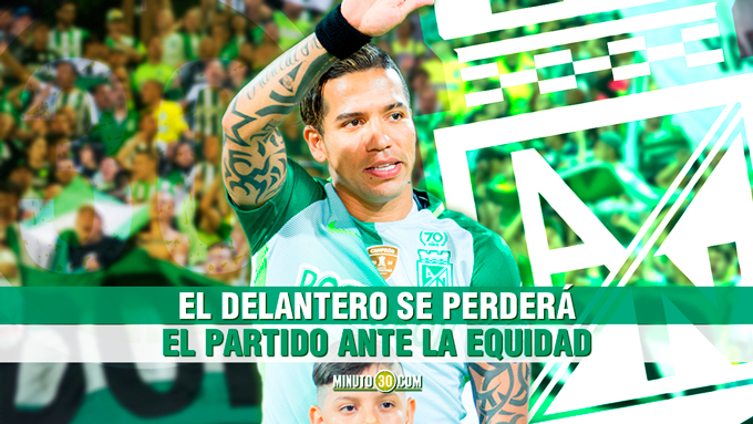 Dayro Moreno contó por qué no podrá jugar este miércoles 1 Dayro Moreno confirma ausencia Equidad