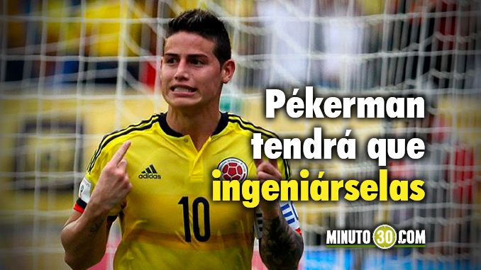 Colombia espera asegurar cupo al Mundial con James en duda y Mina descartado 3 James Rodriguez