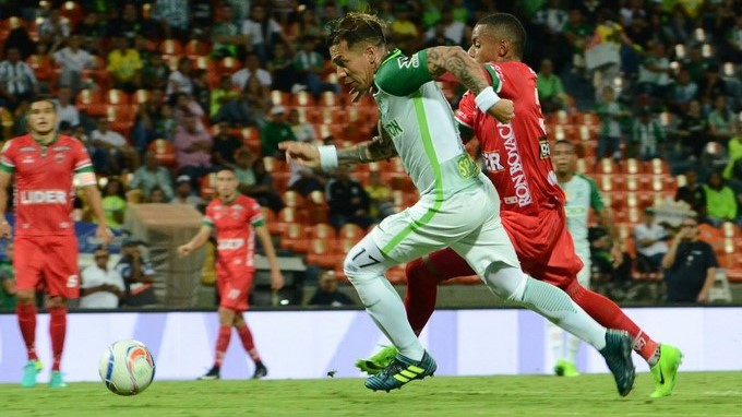 Pálida despedida de Nacional de la Copa Águila 1 Nacional patriotas