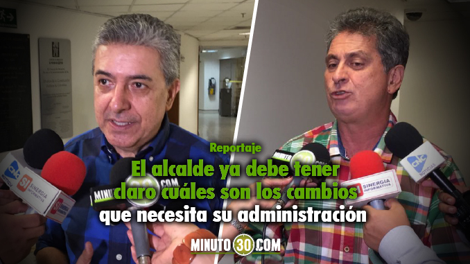 Fabio Humberto Rivera y Carlos Alberto Zuluaga Concejal de Medellín. Foto/Minuto30