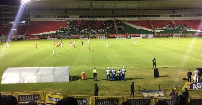 A Nacional se le fueron las luces en Tunja 1 Partido nacional