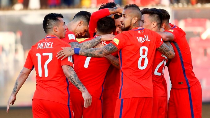 Chile - Paraguay, por tres puntos vitales 1 Seleccion Chilena
