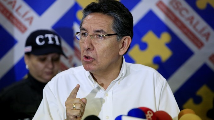 El fiscal general de la Nación, Nestor Humberto Martínez