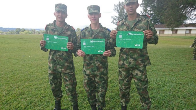 Ejército inició bancarización de soldados en el Cantón Militar de Popayán