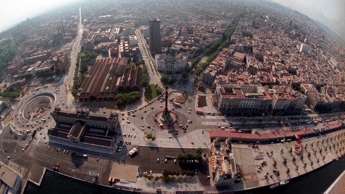 Vista aérea de la ciudad de Barcelona. EFE/Archivo