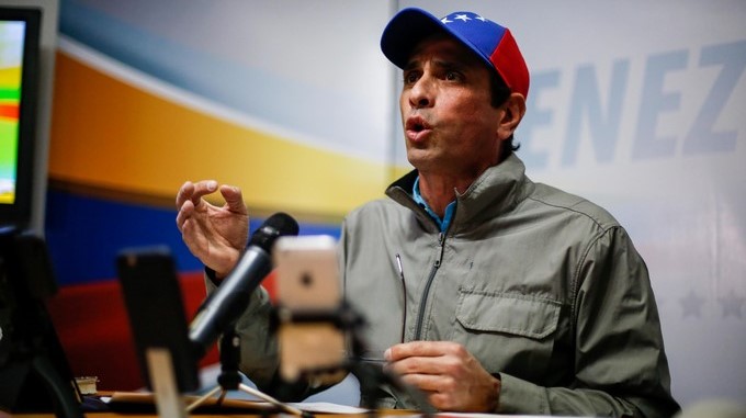El gobernador del estado Miranda, Henrique Capriles. EFE/Archivo