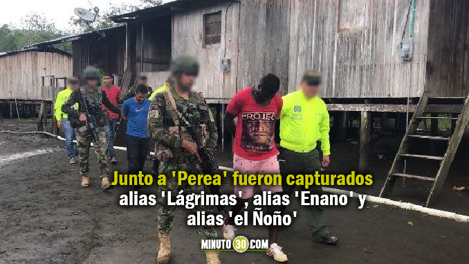 Así cayó alias 'Perea', señalado cabecilla del 'Clan del Golfo' en el Chocó
