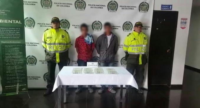 Capturados con dólares falsos en Bogotá