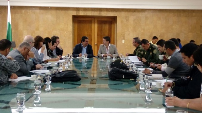 Gobernación de Antioquia y Minminas se reúnen en Consejo de Seguridad para analizar paro minero