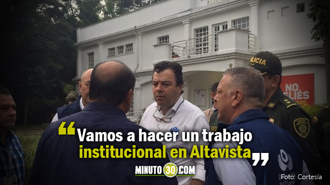 Defensor del Pueblo recorrió Altavista, donde calificó la situación como "supremamente grave"