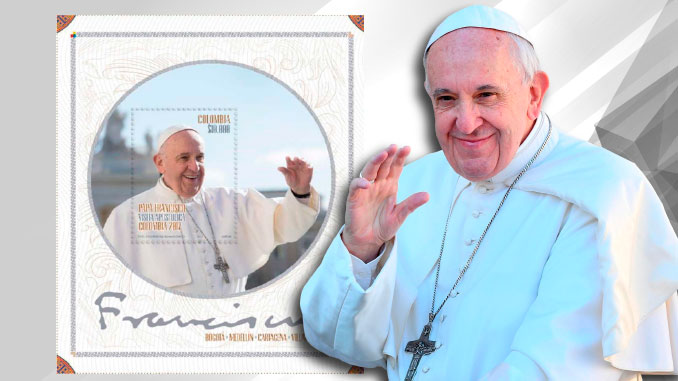 Ya están en circulación 38.000 estampillas en homenaje a la visita del papa Francisco