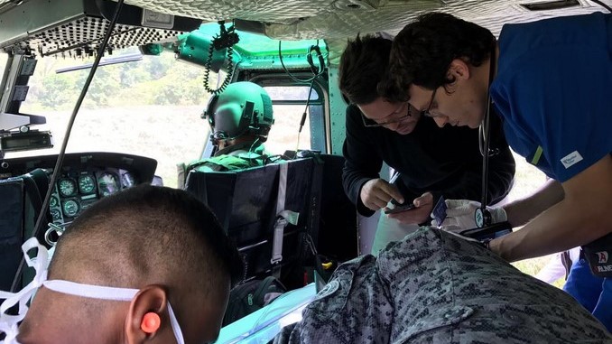 Fuerza Aérea evacuó a gemelas prematuras desde Rioblanco, Tolima