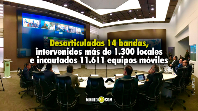 Redada contra el hurto a celulares dejó en el país 270 capturas
