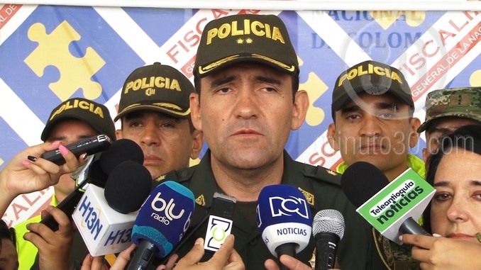 General Carlos Ernesto Rodríguez, comandante de la Región 6 de Policía