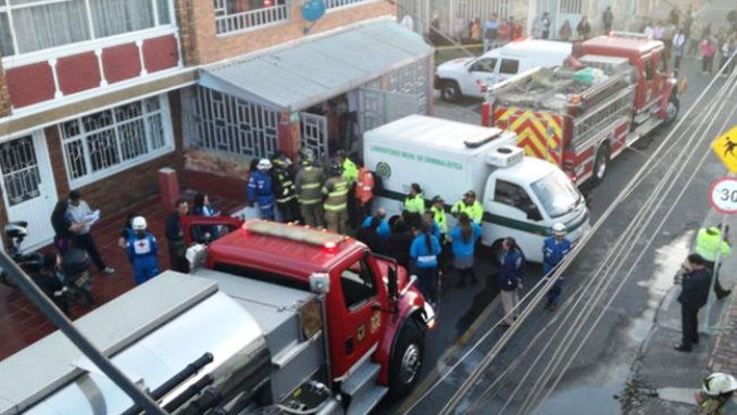 Incendio en Bogotá
