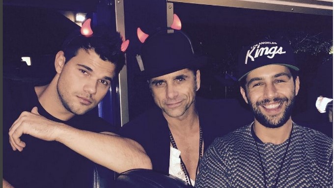 Taylor Lautner, John Stamos y Josh Peck / Captura tomada de Instagram: @johnstamos