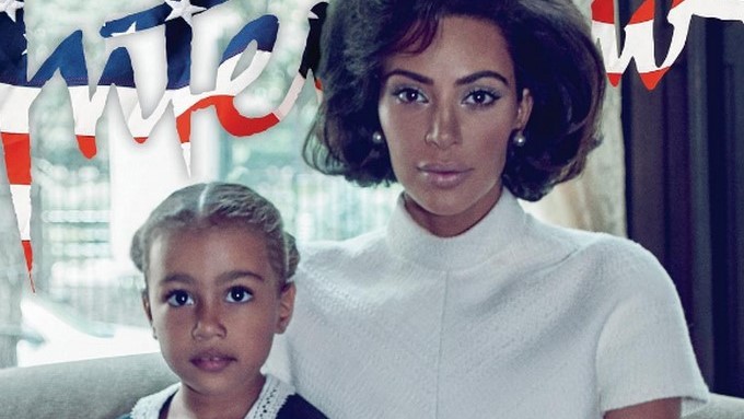 North West y Kim Kardashian/ Tomada de Instagram: @interviewmag