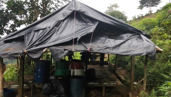 Ejército destruyó tres estructuras para la producción de droga que pertenecían al Eln y al 'Clan del Golfo'