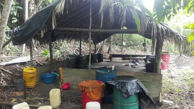 Ejército destruyó tres estructuras para la producción de droga que pertenecían al Eln y al 'Clan del Golfo'
