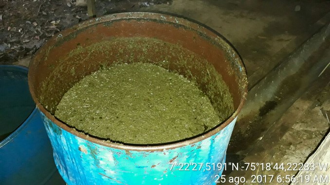 Ejército destruyó tres estructuras para la producción de droga que pertenecían al Eln y al 'Clan del Golfo'