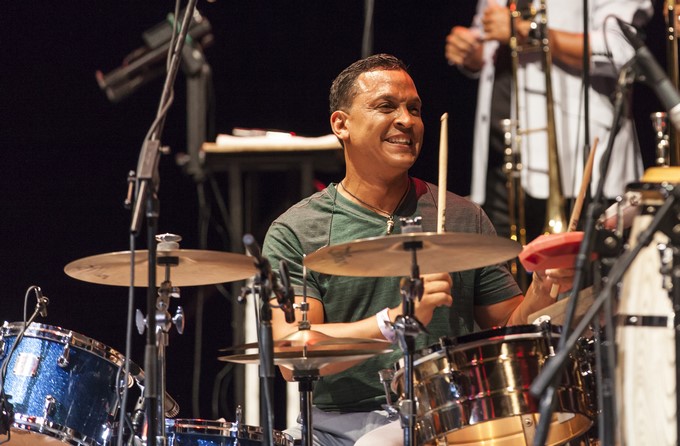 Director y baterista del grupo cubano Los Van Van, Samuel Formell. EFE