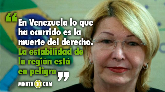 La exfiscal venezolana confirma que tiene pruebas contra Maduro en el caso de Odebrecht