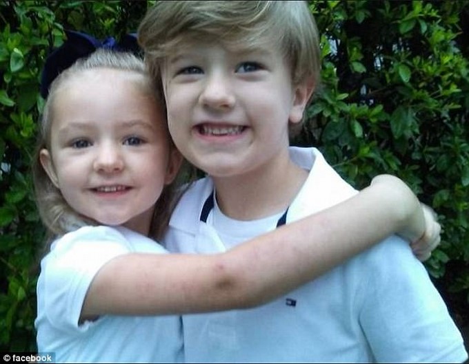 Catherine y Joseph Mangan de 4 y 5 años/ Tomada de Facebook- Daily Mail