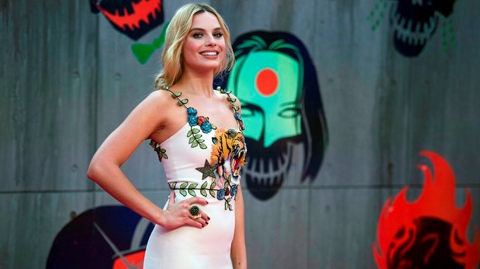 La actriz australiana, Margot Robbie posando en el estreno de "Suicide Squad". EFE/Archivo