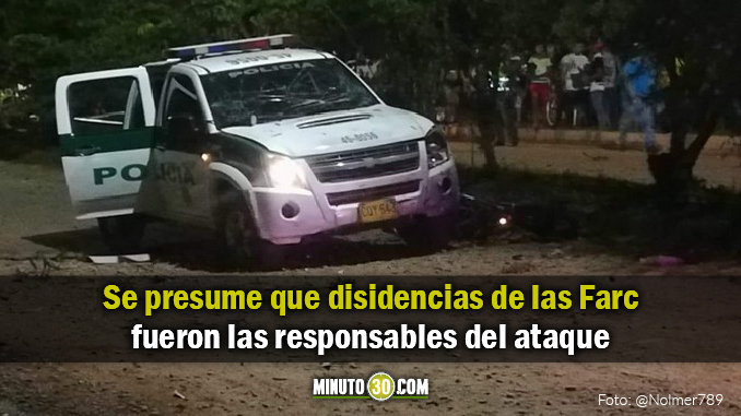 En Guaviare una motocicleta bomba estalló frente a una patrulla de la Policía