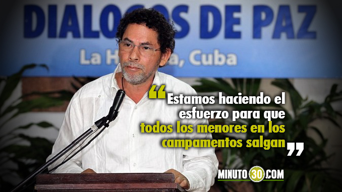 Según 'Pastor Alape', todos los menores saldrán de las Farc el 15 de agosto