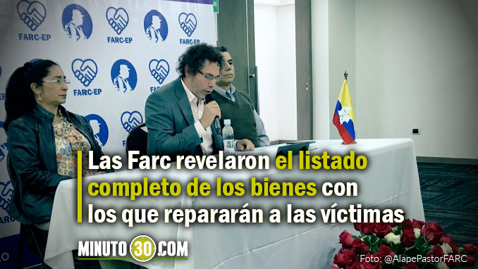 Según 'Pastor Alape', las Farc entregaron bienes por más $963.000 millones