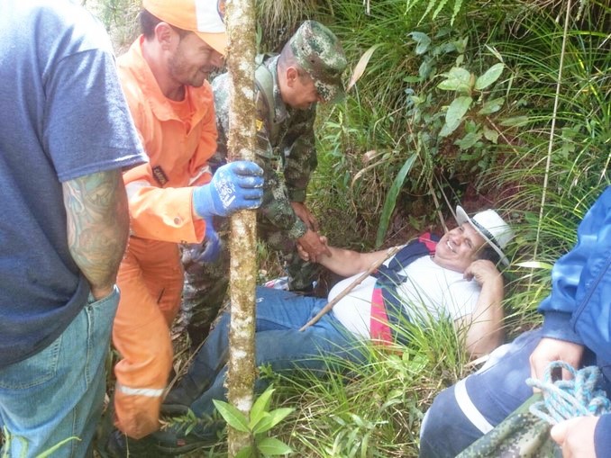 Rescatan a adulto mayor que se perdió luego de una caminata por el Oriente antioqueño