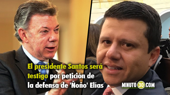 Santos, citado a declarar por la Corte Suprema en caso contra el senador 'Ñoño' Elías