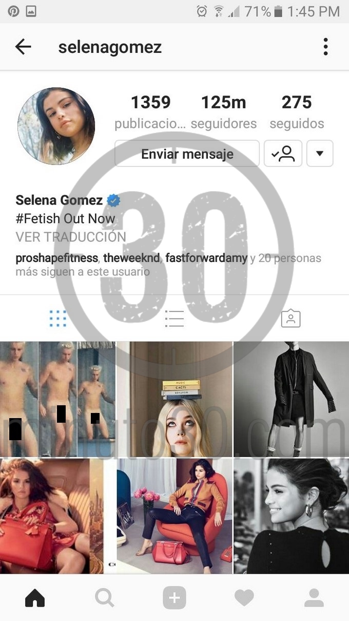 Captura de pantalla tomada de Instagram: @selenagomez