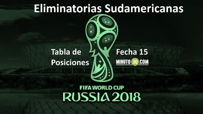 Así quedó la tabla de posiciones en las Eliminatorias Sudamericanas 5 tabla de posiciones2