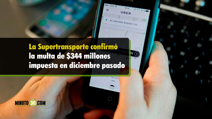 confirman sanción a Uber