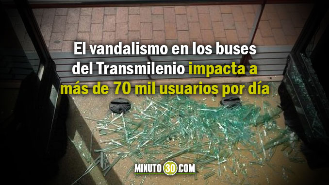 FOTOS: Más de 4.000 buses han sido vandalizados este año en Bogotá