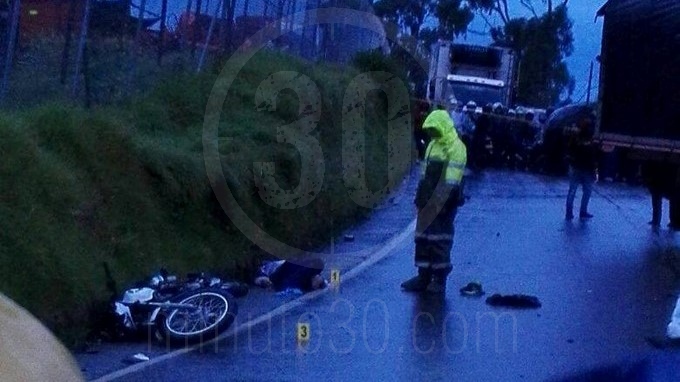 FOTOS: Un muerto dejó un accidente de tránsito en vía a San Pedro de los Milagros