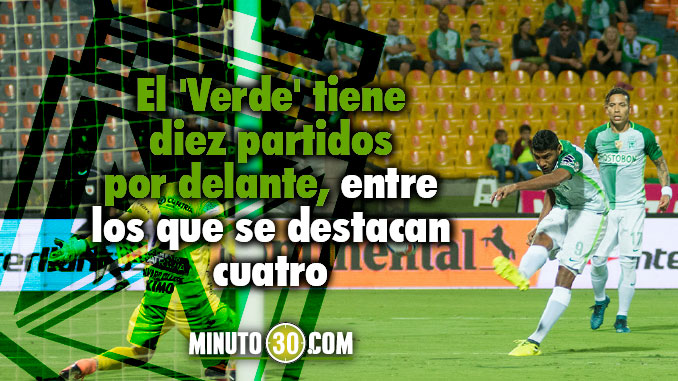 Lo que le resta a Nacional en la Liga Águila II-2017 3