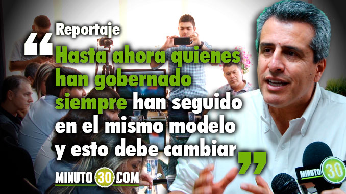 Luis Fernando Velasco - Precandidato presidencial. Foto/Minuto30