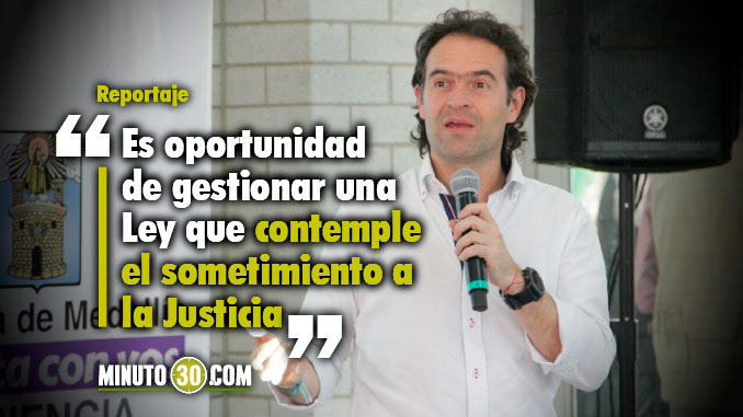 Federico Gutiérrez - Alcalde de Medellín. Foto/Alcaldia