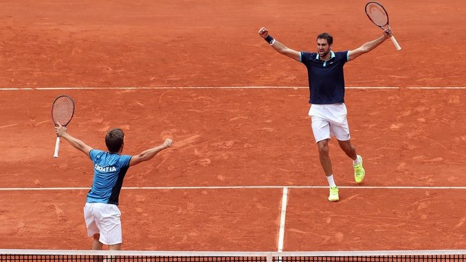 Dupla croata toma ventaja por 2-1 en la Copa Davis 3 Nikola Mektic Marin Cilic