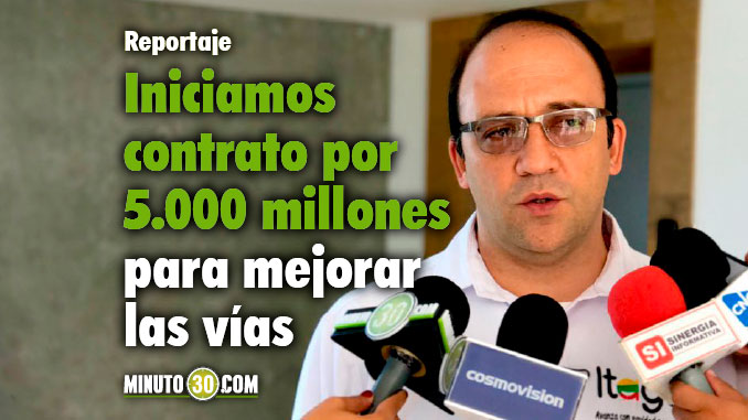 José Fernando Escobar - secretario Infraestructura Itagüí. Foto/Minuto30