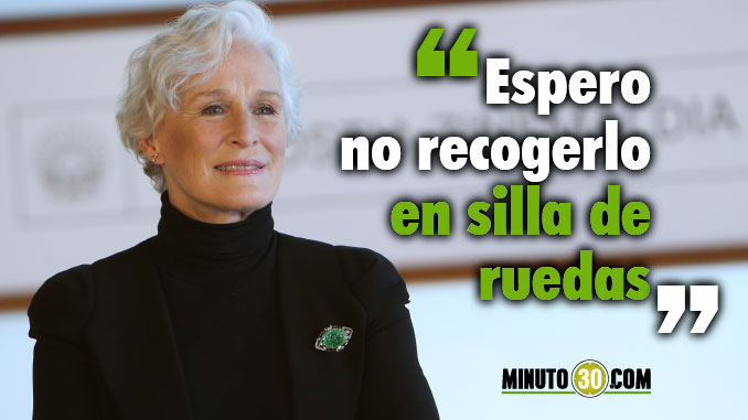 La legendaria Glenn Close ironiza sobre el esquivo Oscar que se le resiste tras seis nominaciones