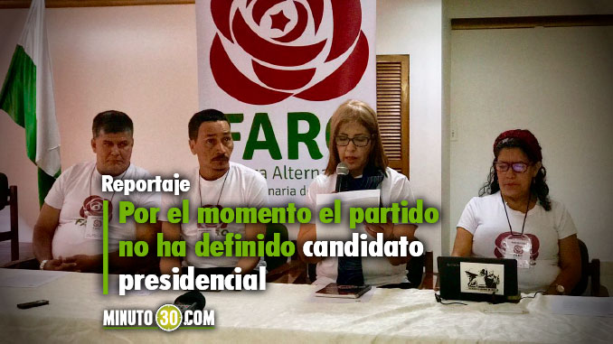 Voceros partido político de las FARC, se reunieron hoy en Medellín. Foto/Minuto30Voceros partido político de las FARC, se reunieron hoy en Medellín. Foto/Minuto30