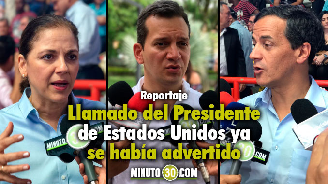 Alfredo Ramos - Senador , María del Rosario Guerra y Rafael Nieto Precandidatos a la Presidencia. Foto/Minuto30