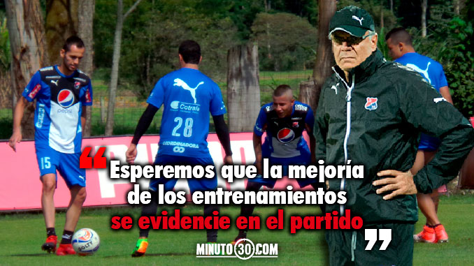 Peláez confesó en qué se enfocó de cara a partido ante Cali 3 Previa Medellin Cali Semifinal Copa Aguila Juan Jose Pelaez