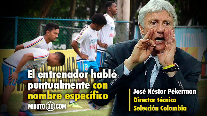 Pékerman celebró mejoría de dos jugadores y lamentó bajón de uno 1 Reacciones Jose Pekerman empate Colombia Brasil1